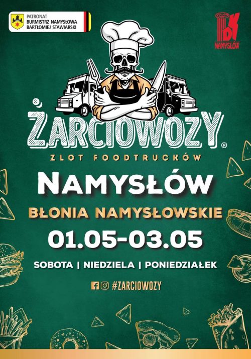 Żarciowozy największą atrakcją na Majówkę w Namysłowie