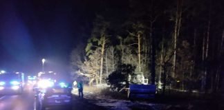 Policjanci badają wypadek