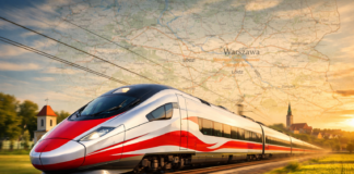 Mapa Kolei Dużych Prędkości już online