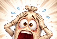 Biała czerwieni się ze wstydu