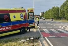 Groźnie na wjeździe do Namysłowa