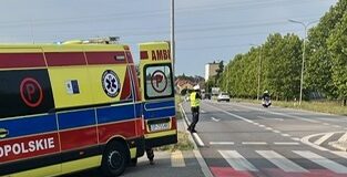 Groźnie na wjeździe do Namysłowa